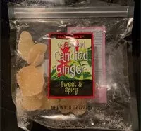 Mängden socker i Crystallized candied ginger
