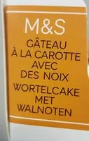 Mängden socker i Gâteau à la Carotte avec des Noix