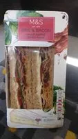 Mängden socker i Brie & Bacon sandwich triangle