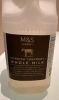 Mängden socker i Cornish creamy whole milk