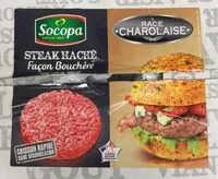 Mängden socker i Steak haché bouchere charolaise