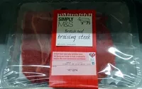 Mängden socker i British Beef Braising Steak