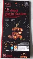 Mängden socker i Pigs in Blankets x 16