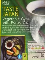 Mängden socker i Vegetable gyozas with ponzu dips