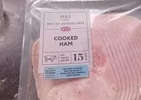 Mängden socker i Cooked ham