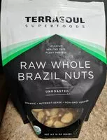 Mängden socker i Brazil But, Raw, Whole