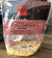 Mängden socker i Cornish Cove Grated Cheddar Mature