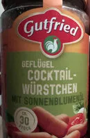 Mängden socker i Geflügel Cocktail-Würstchen