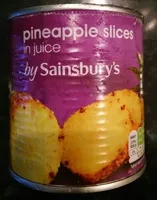 Mängden socker i Pineapple slices in juice