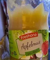 Mängden socker i Apfelmus gezuckert