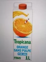 Mängden socker i Orange sans pulpe