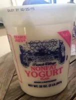 Mängden socker i Nonfat Yogurt Plain