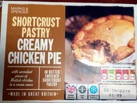 Mängden socker i Creamy Chicken Pie