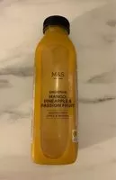 Mängden socker i Mango Pineapple & Passion Fruit Smoothie