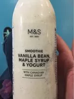 Mängden socker i Smoothie Vanilla Bean Maple Syrup & Yogurt