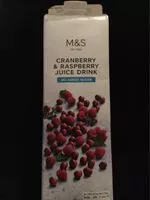 Mängden socker i CRANBERRY & RASPERRY JUICE DRINK