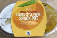 Mängden socker i Mango & Passion Fruit & Greek Style Yogurt Snack Pot