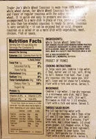 Mängden socker i Whole wheat couscous