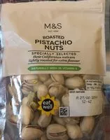 Mängden socker i Roasted pistachio nuts