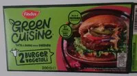 Mängden socker i Burger vegetali Green cuisine