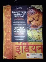 Mängden socker i Poulet Tikka Masala Et Riz Pilaf