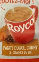 Mängden socker i Soupe patate douce, curry, graines de lin