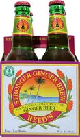 Mängden socker i Reeds stronger ginger beer