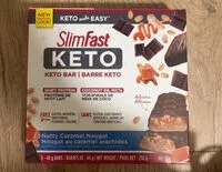 Mängden socker i Slim fast keto bar