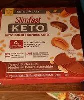 Mängden socker i Keto Bombs peanut butter cups