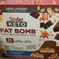 Mängden socker i Nutty caramel and nougat bars