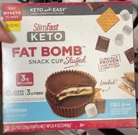 Mängden socker i Keto Fat Bomb Snack Cup Stuffed