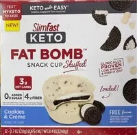 Mängden socker i Fat Bomb Snack Cup Cookies and Cream