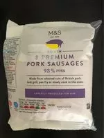 Mängden socker i Saucisse de porc premium