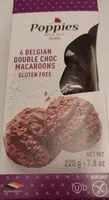 Mängden socker i 6 Belgian double choc macaroons