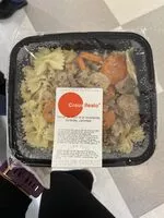 Mängden socker i Sauté de porc à la moutarde, farfalles, carottes