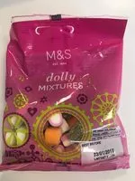 Mängden socker i Dolly Mixtures