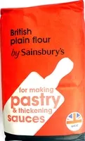 Mängden socker i British plain flour