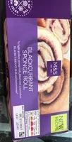Mängden socker i Blackcurrant sponge roll