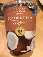 Mängden socker i Coconut pot original