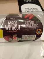 Mängden socker i Piri piri chicken wrap