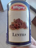 Mängden socker i Lentils / Lenticchie