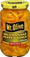 Mängden socker i Mild Banana Pepper Rings