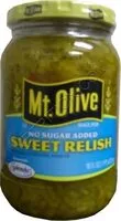 Mängden socker i Sweet Relish no sugar added
