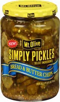 Mängden socker i Simply Pickles, Bread & Butter Chips