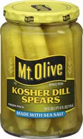 Mängden socker i Kosher dill spears