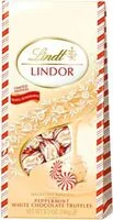 Mängden socker i Lindor peppermint white chocolate truffles
