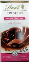 Mängden socker i Lindt, molten lava cake milk chocolate