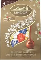 Mängden socker i Lindor holiday assorted chocolate truffles bag