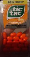 Mängden socker i tic-tac, Orange