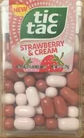 Mängden socker i Tic tac strawberry and cream